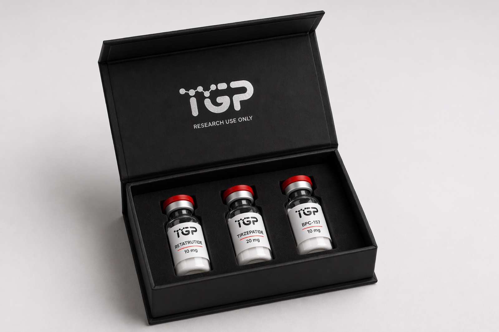 TogoPeptide product kit laid out